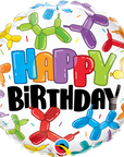 Dog Happy Birthday Round Balloon