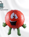 Funny Orange Balloon (Helium) - 28 Inches