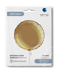 Round Rainbow Holographic Platinum Champagne (Helium) - 18 Inches