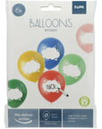 Writable Retro 6pc Latex Balloon (Helium/Air Filled) - 13 Inches