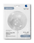 Globe Transparent 4D (Helium) - 19Inches
