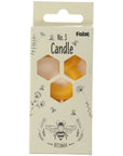 Candle Bees Wax Number 3 - 1 Pc- (4.5cm)