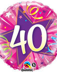 40 Shinning Star Pink Balloon