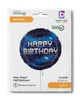 Happy Birthday Galaxy Balloon