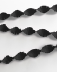 Crepe Garland Flame Retardent Black- 24M
