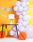Paper Honeycombs Decorations Orange 30cm- 1Pc