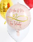 Round Infinity Love (Helium) - 18 Inches
