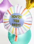 Round Your Are The Best (Helium) - 18 Inches