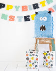 Paper Gift Bags Monster Bash 20cm*27cm -6 pc