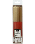 Premium Candles Golden Dusk- 16 Pc-15cm