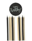Candles Set Crème Noir- 11 Pc
