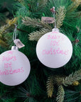 Baby Girl 1st Christmas Ornament- 1Pc