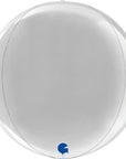 Globe Silver 4D Balloons (Air-filled) - 11 Inches