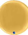 Globe Gold 4D Balloons (Air-filled) - 11 Inches