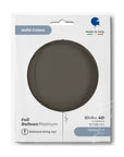 Globe Platinum Grey 4D Balloons (Air-filled) - 15 Inches