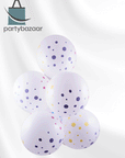 Colourful Dots Latex Balloon (Helium/Air Filled) - 11 Inches