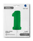 Number 1 Hot Lime Green (Helium)