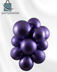 Chrome® Purple Latex Balloon (Helium/Air Filled) - 11 Inches
