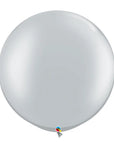 Silver Balloon (Helium/Air Filled) - 30 Inches