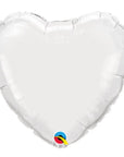 Heart White (Air-filled) - 4 Inches