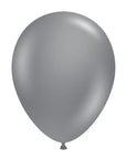 Pastel Grey Smoke Balloon (Helium/Air Filled) - 17 Inches