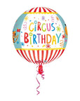 Orbz Circus Birthday (Helium) - 16 Inches