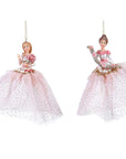 Premium Polyresin 16cm Ballerina With Flowers On Ornament - 1 Pc