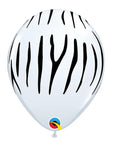 Zebra Stripes Latex Balloon (Helium/Air Filled) - 11 Inches