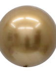 Bubble Chrome Gold (Helium) - 22 Inches