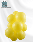 Pearl Lemon Chiffon Latex Balloon (Helium/Air Filled) - 11 Inches