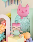 Gabby's Dollhouse Foil Balloon Baby Boy And Cat (Helium)-16*18 Inches