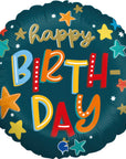 Star Birthday Round Balloon