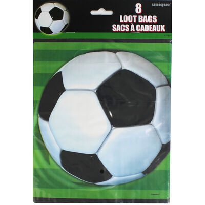 Plastic Loot Bags Soccer Balloon