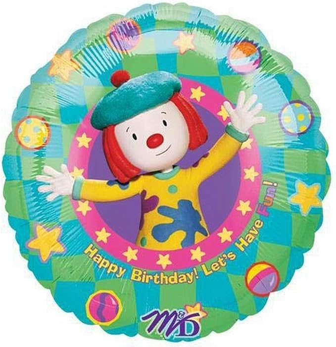 Jo's Circus Happy Birthday Round Balloon