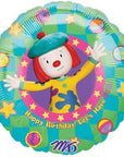 Jo's Circus Happy Birthday Round Balloon