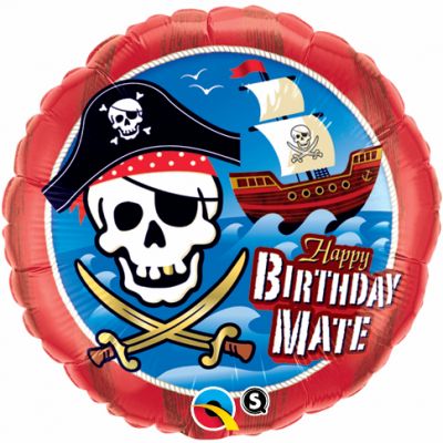Pirates Mate Round Balloon