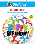 Dog Happy Birthday Round Balloon