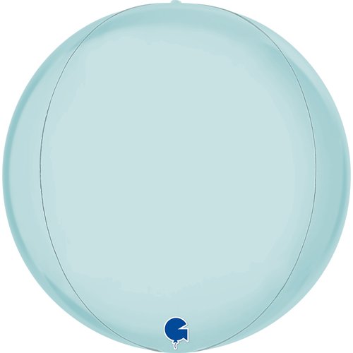 Globe 15inc Satin Pastel Blue 4D Single Pack