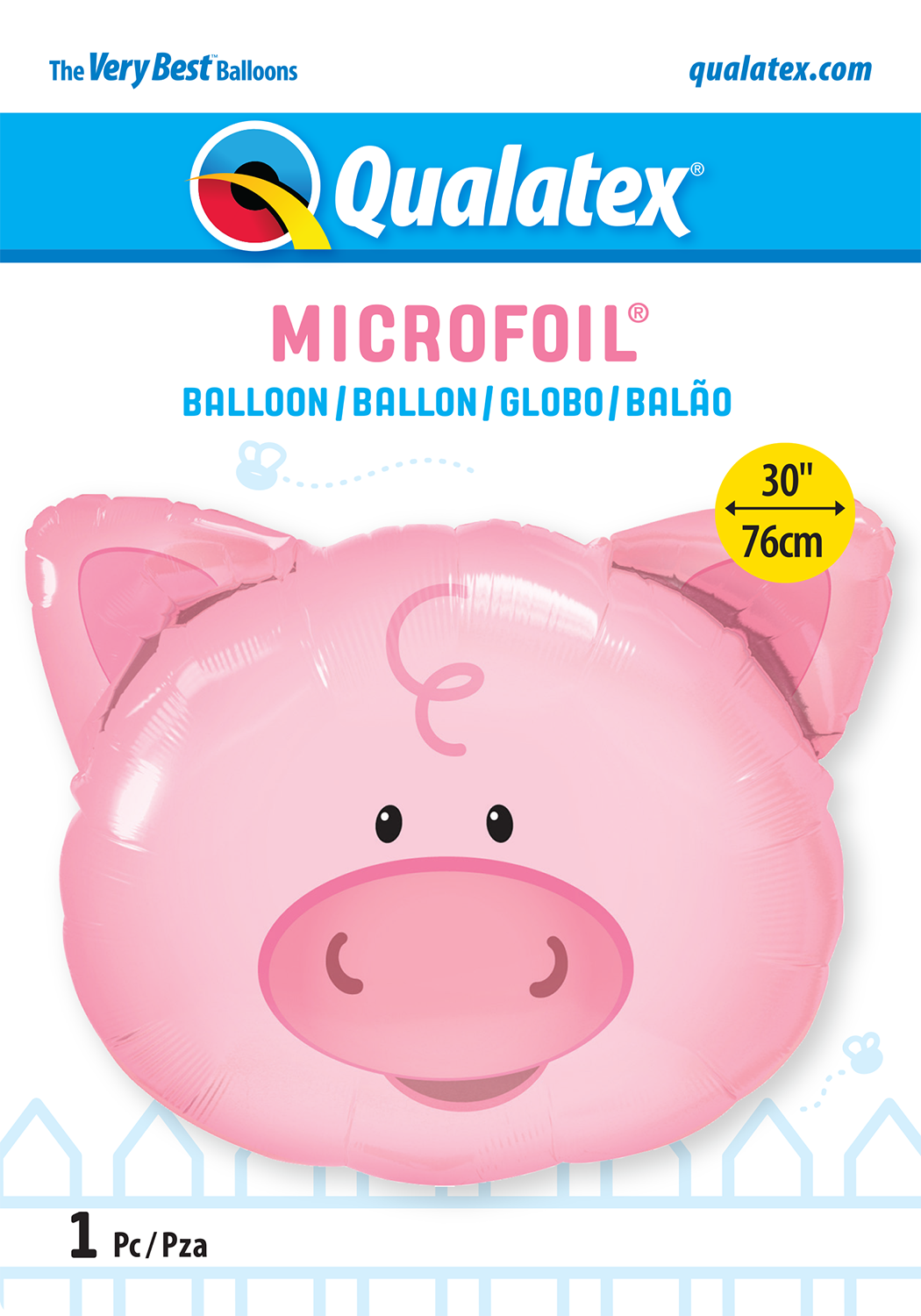 Playful Pig (Helium) - 30 Inches