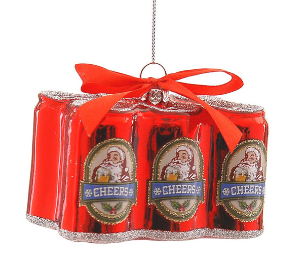 Premium Glass Beer 9 cm Ornament Hanging- 1 Pc