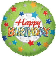 Slime Birthday Round Balloon