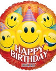 Birthday Party Smile Round Balloon