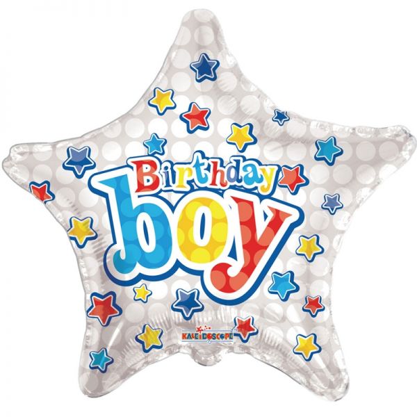 Happy Birthday Boy Star Balloon