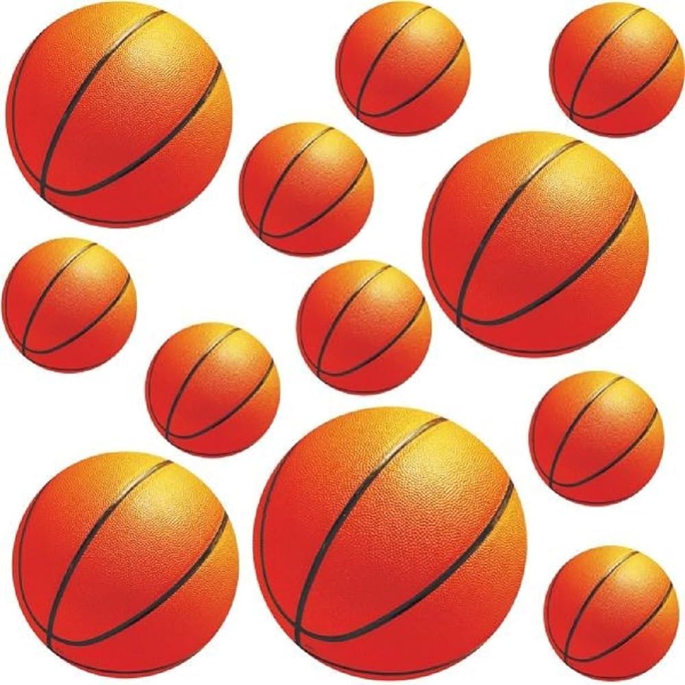 Basketball Paper Cut Outs Decoration