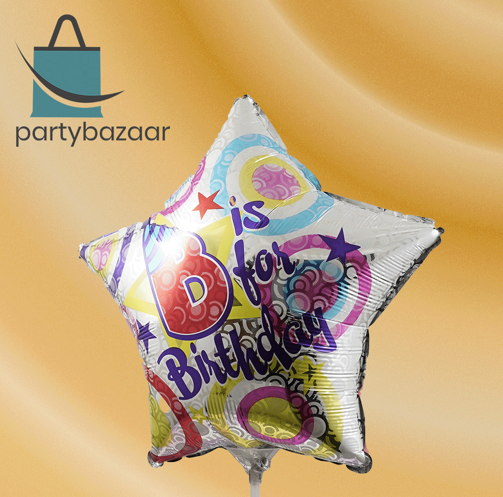 P For Party Star Balloon