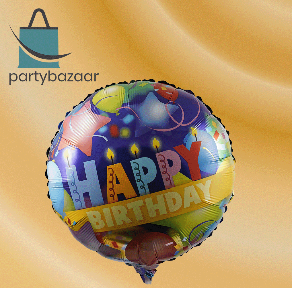 Birthday Happy Round Balloon