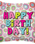 Happy Birthday Flower & Daisies Square Balloon