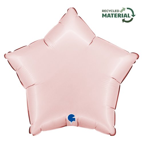 Star 18inc Satin Pastel Pink Single Pack