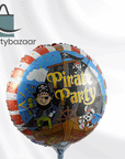 Pirates Party Round Balloon