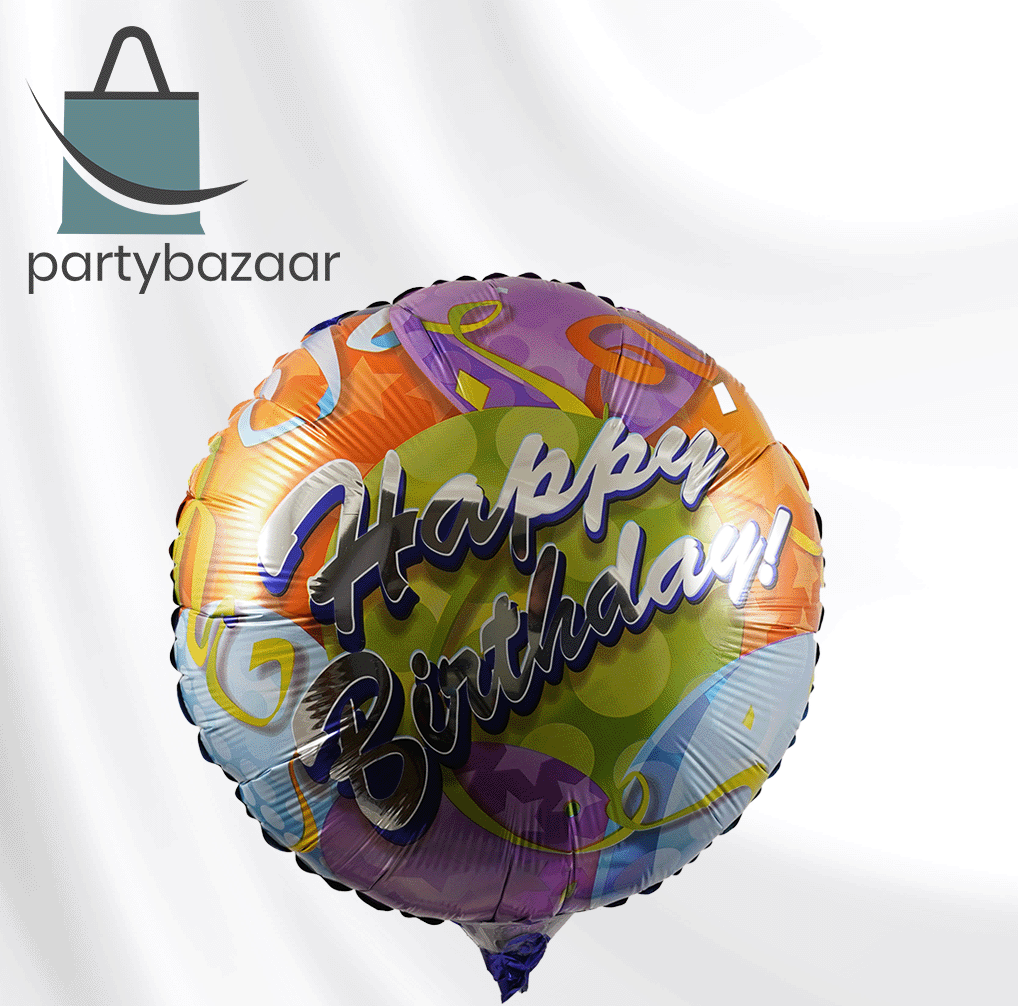 Birthday Festive Round Balloon